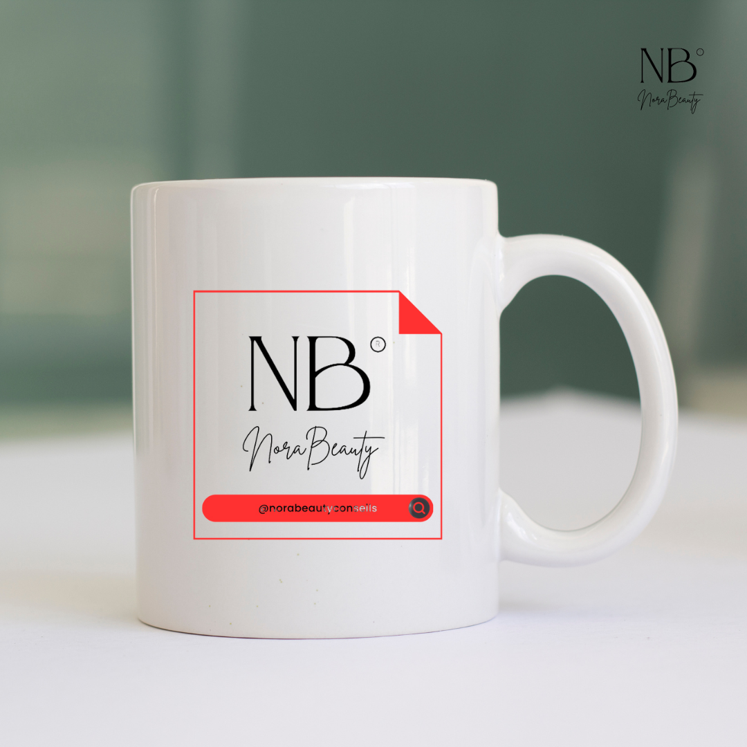 Mug Collector Nora Beauty - Phrases Motivantes (Rouge, Jaune, Taupe)